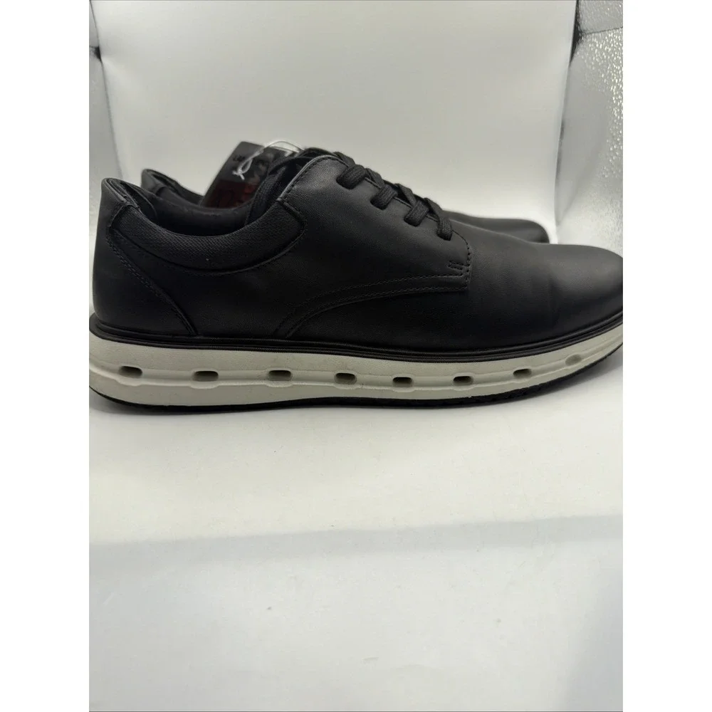 Lands' End Size 10.5 M / SPORT OXFORD / Black / Faux Leather / New Men's Shoes